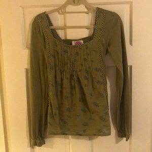 Free People Peasant style Shirt